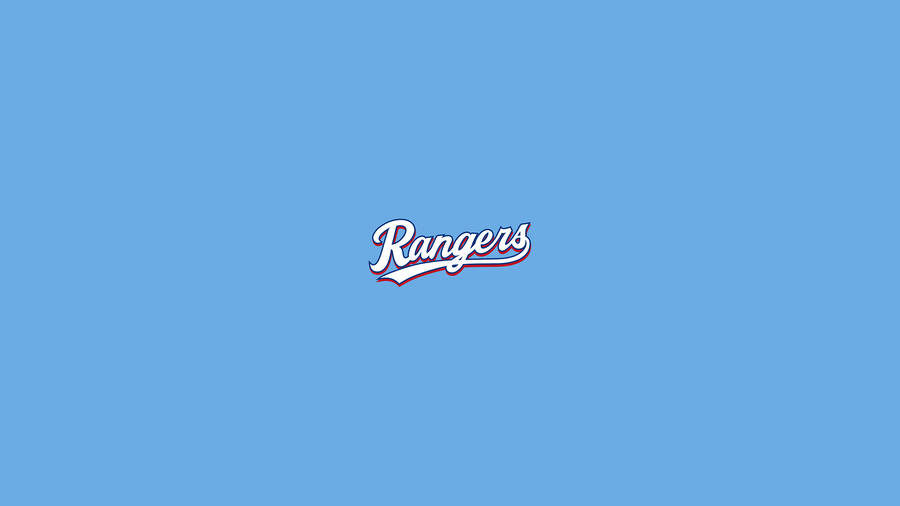 Texas Rangers Baseball Word Mark Wallpaper