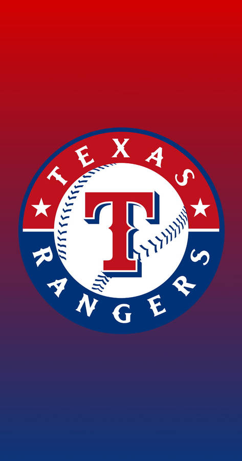 Texas Rangers Red And Blue Gradient Wallpaper