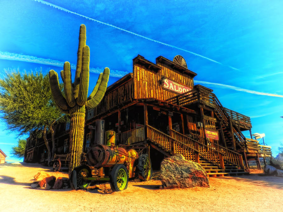 Texas Saloon Country Wallpaper