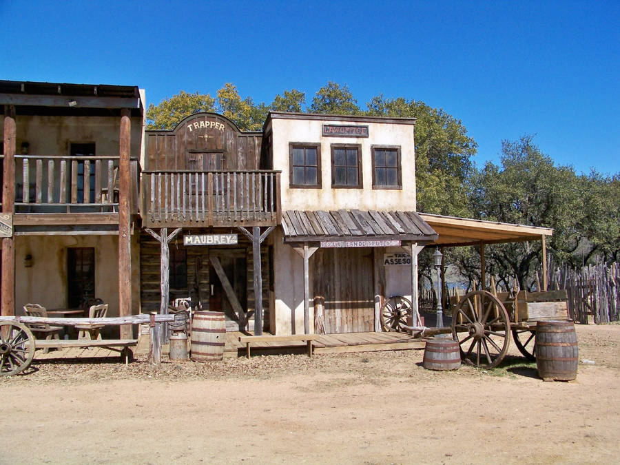 Texas Wild West Town Wallpaper