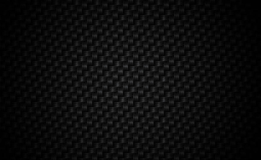 Texture Woven Black Carbon Pattern Wallpaper