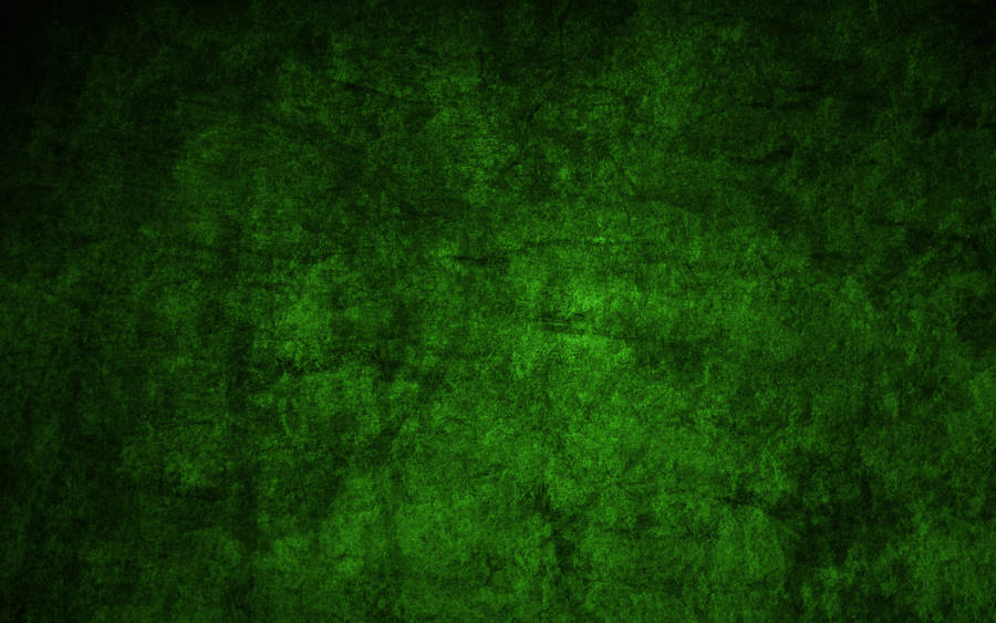 Textured Dark Green Stone Wall Desktop Wallpaper