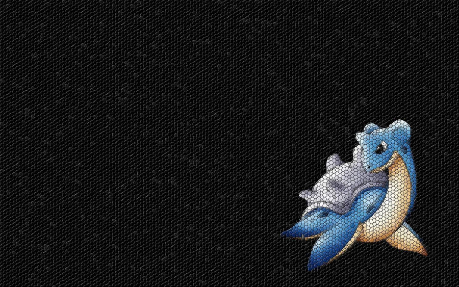 Textured Lapras Wallpaper