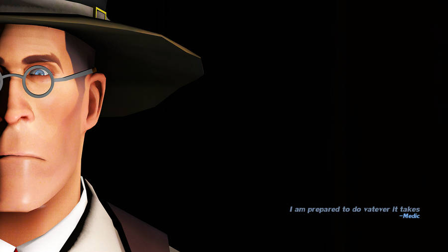 Tf2 4k Medic Face Wallpaper