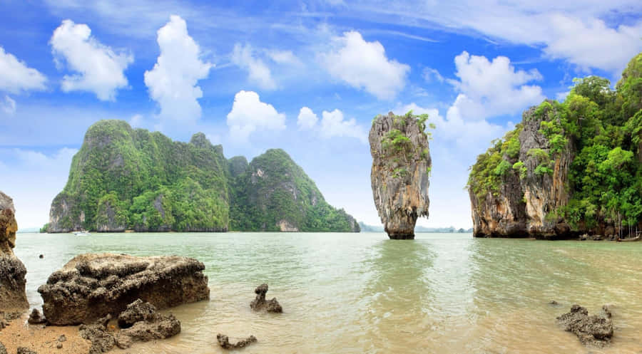 Thailand Karst Limestone Islands Wallpaper