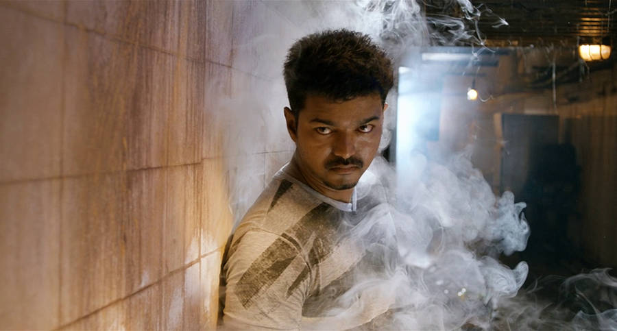 Thalapathy Hd Movie Scene Wallpaper