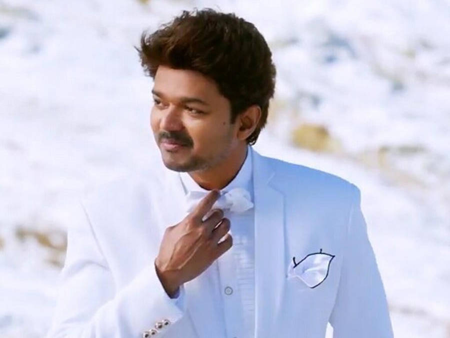 Thalapathy Hd White Tuxedo Wallpaper