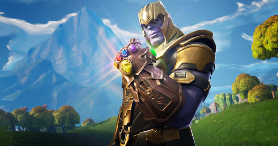 Thanos Fortnite Battle Royale 4k Wallpaper