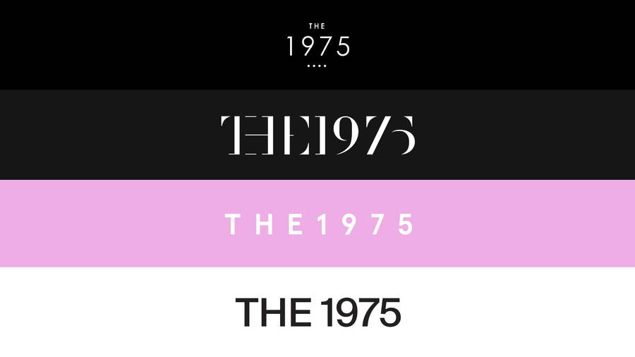 The 1975 Aesthetic Logos Wallpaper