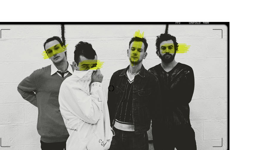 The 1975 Band Vintage Poster Wallpaper