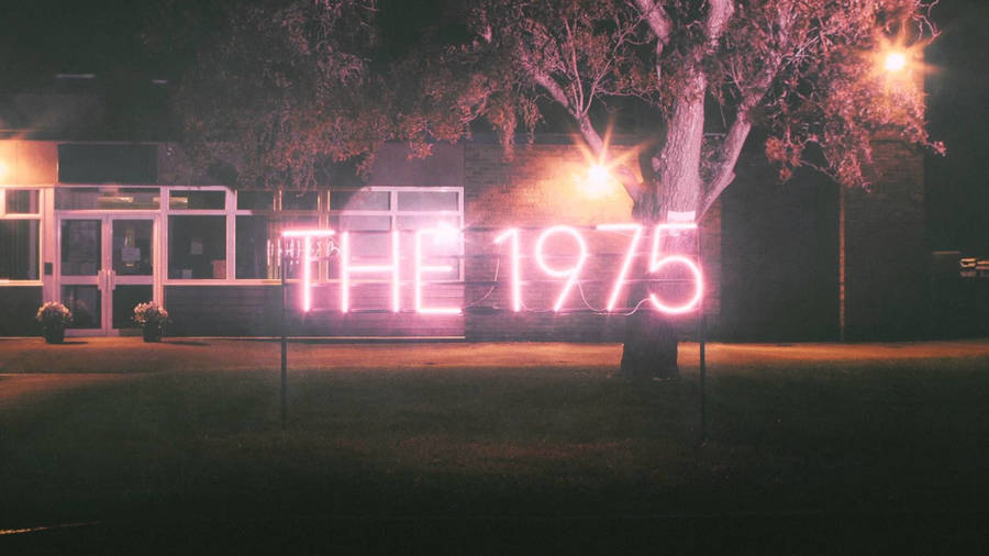 The 1975 Lighting Signage Wallpaper