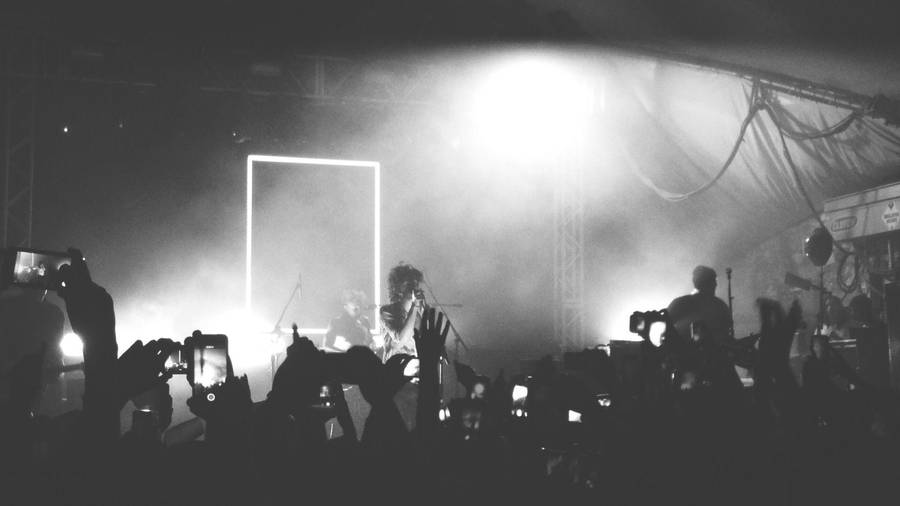 The 1975 Monochrome Concert Wallpaper