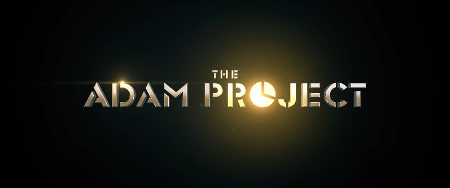 The Adam Project Movie Title Wallpaper