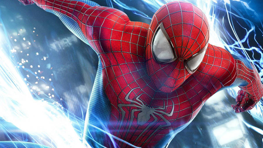 The Amazing Spider-man Swings Into Action Wallpaper