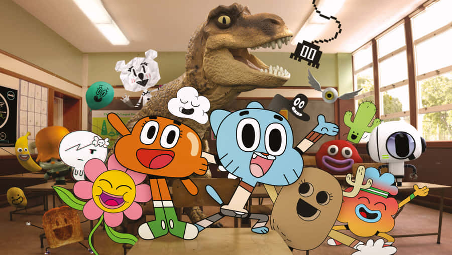 The Amazing World Of Gumball: Fun Adventures Of Gumball Watterson And Friends Wallpaper