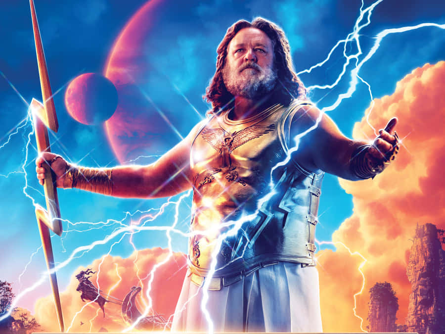 The Ancient Greek God Of Thunder, Zeus Wallpaper