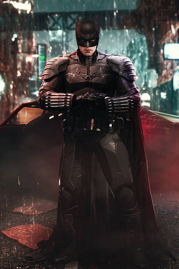 The Batman Iphone Suit Wallpaper