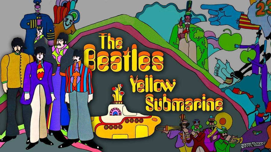 The Beatles Yellow Submarine Wallpaper