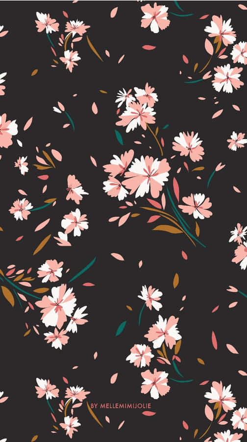 The Beauty Of Nature Brought To Life With Dark Cherry Blossom Trees. Wallpaper
