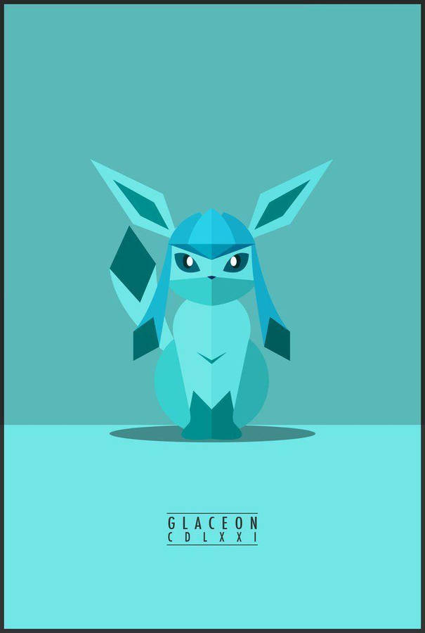 The Beauty Of The Ice-type Pokemon, Glaceon Wallpaper