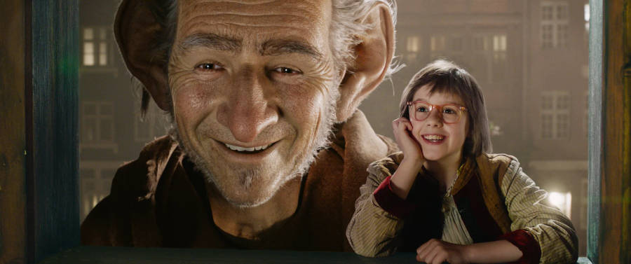 The Bfg And Sophie Up Close Wallpaper