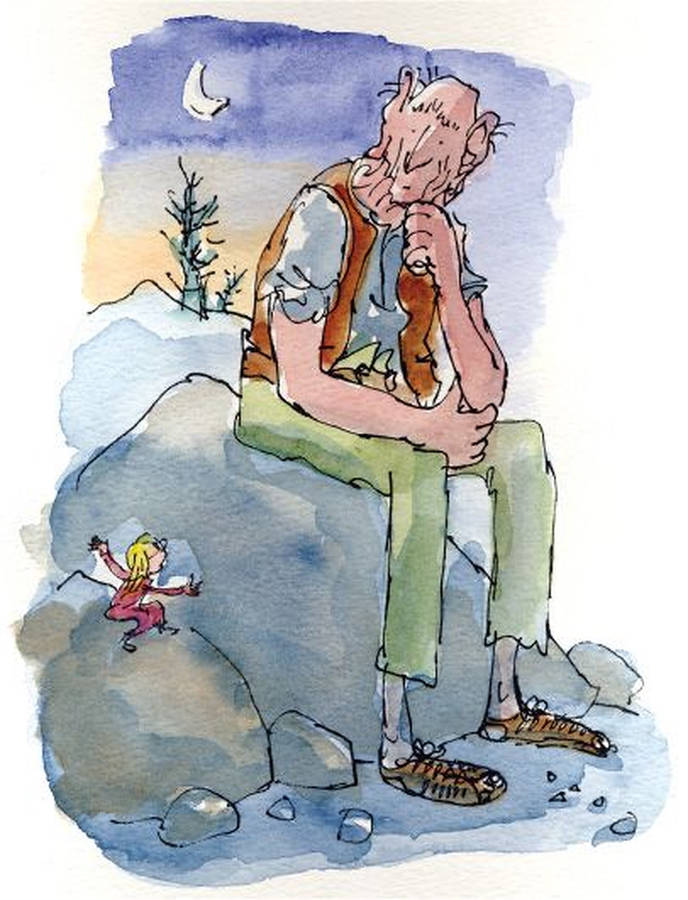 The Bfg Illustration Wallpaper