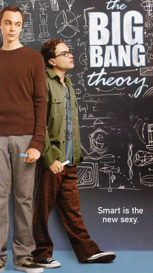 The Big Bang Theory White Chalk Wallpaper