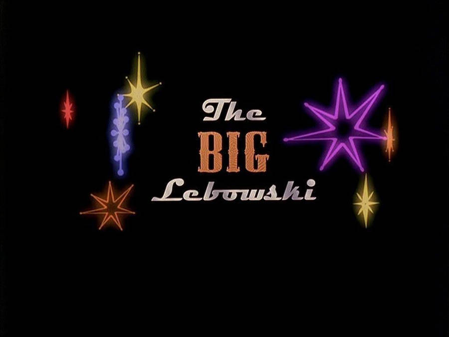 The Big Lebowski 1998 Movie Typography Art Wallpaper