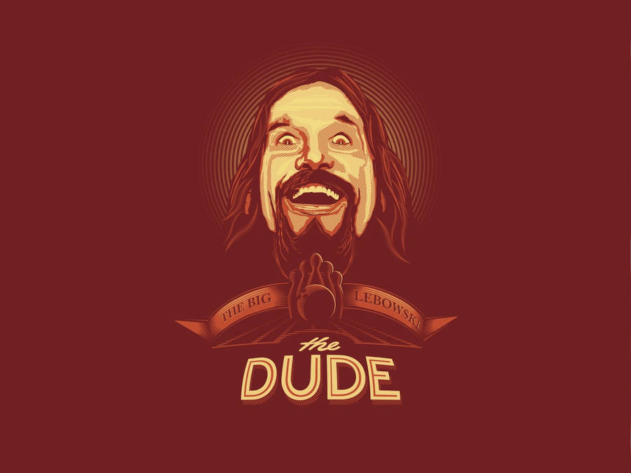 The Big Lebowski 1998 The Dude Vector Art Wallpaper