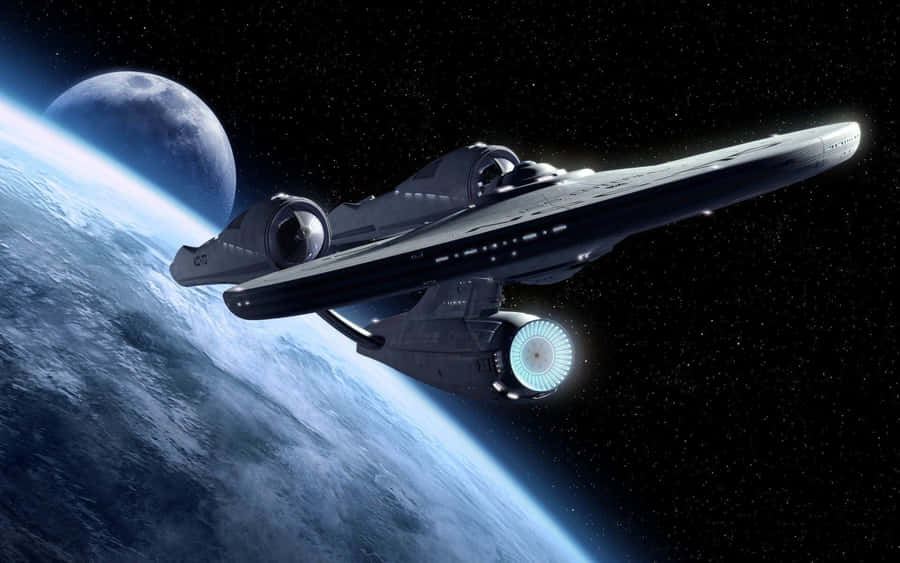 “the Command Center Of The Uss Enterprise Ncc-1701-d” Wallpaper