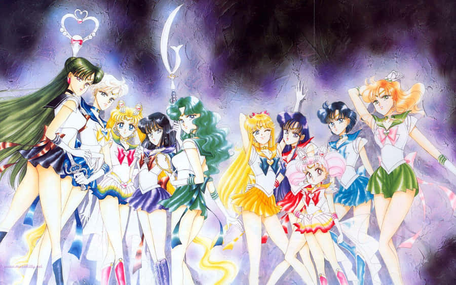 “the Courageous Sailor Moon Crystal” Wallpaper