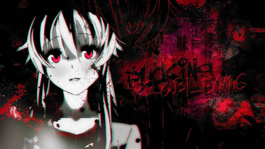 The Dark Allure Of Yuno Gasai Wallpaper