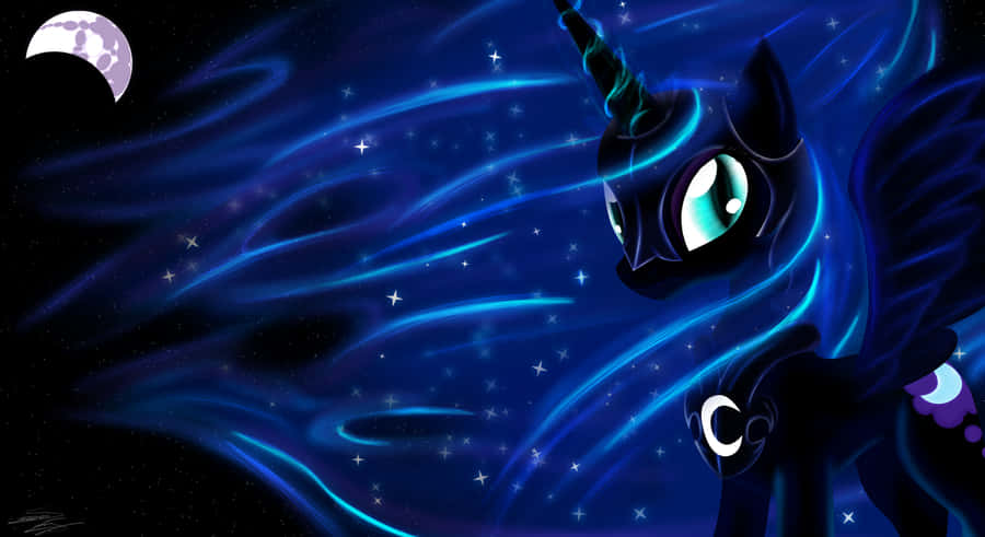 The Dark Element Of The Night Sky - Nightmare Moon Wallpaper