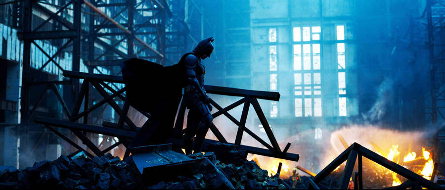 The Dark Knight Debris Wallpaper