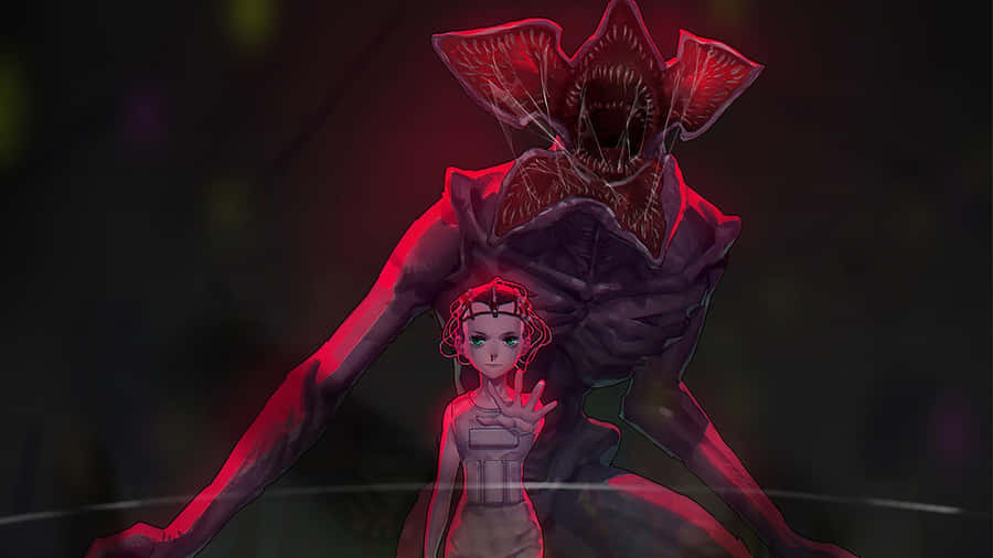 The Demogorgon Lurking In The Dark Wallpaper