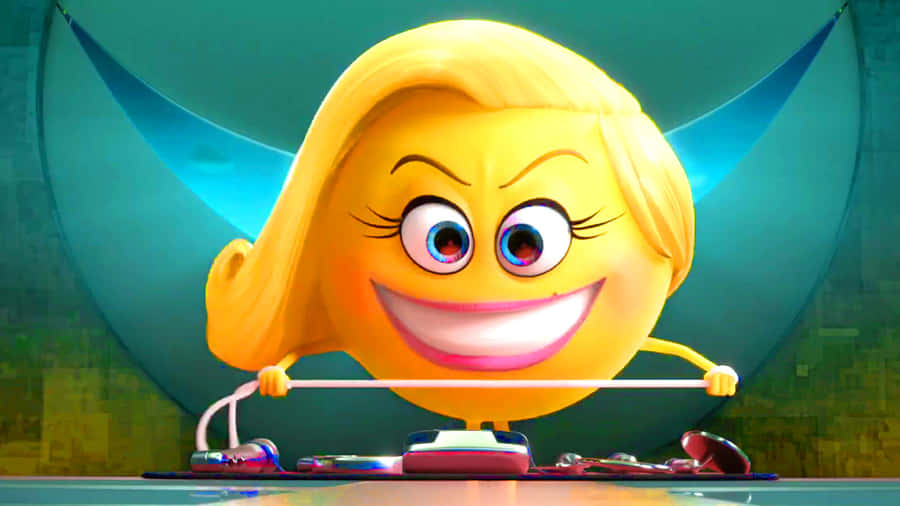The Emoji Movie Features Smiler Wallpaper