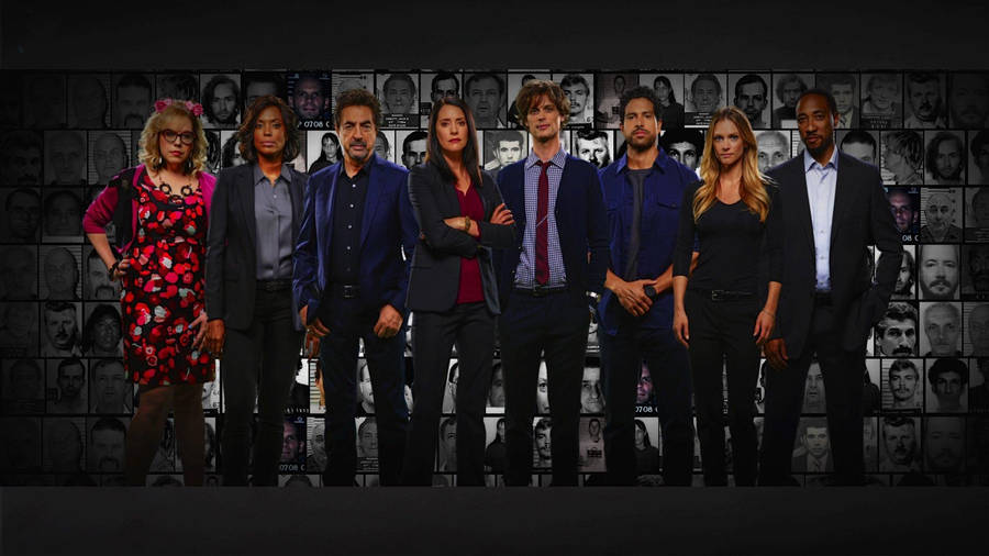 The Ensemble Cast Of Criminal Minds Season 14 In Action. Wallpaper