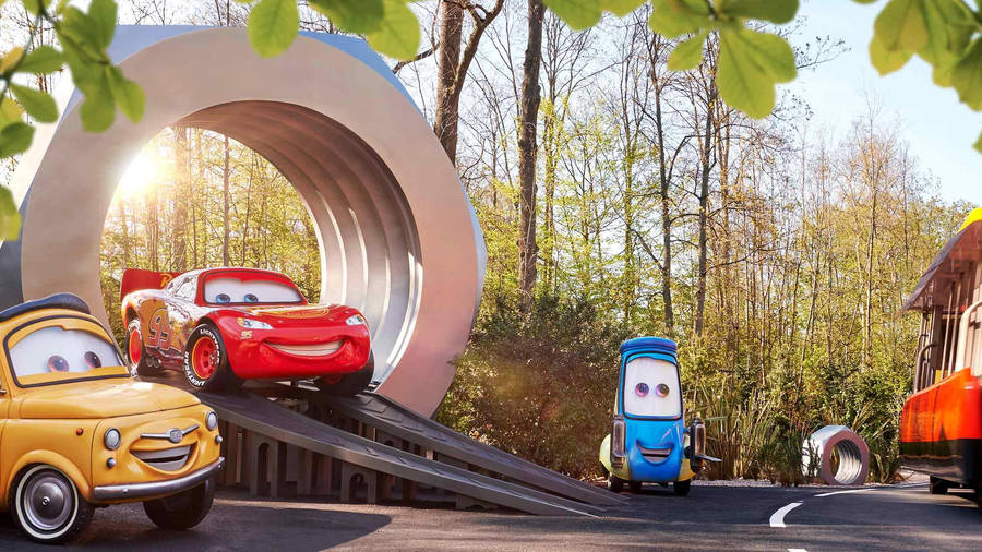 The Ever-charming Characters From Disney Pixar's Cars Wallpaper