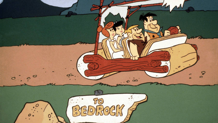 The Flintstones Going Home Wallpaper