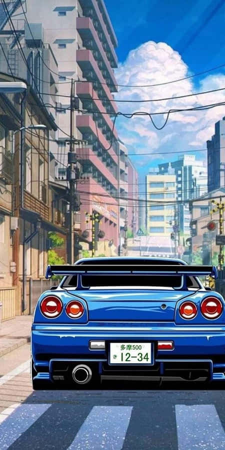 The Futuristic Nissan Skyline Smartphone Wallpaper