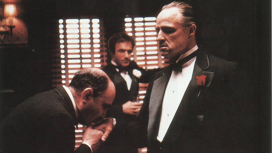 The Godfather Kissing The Hand Wallpaper