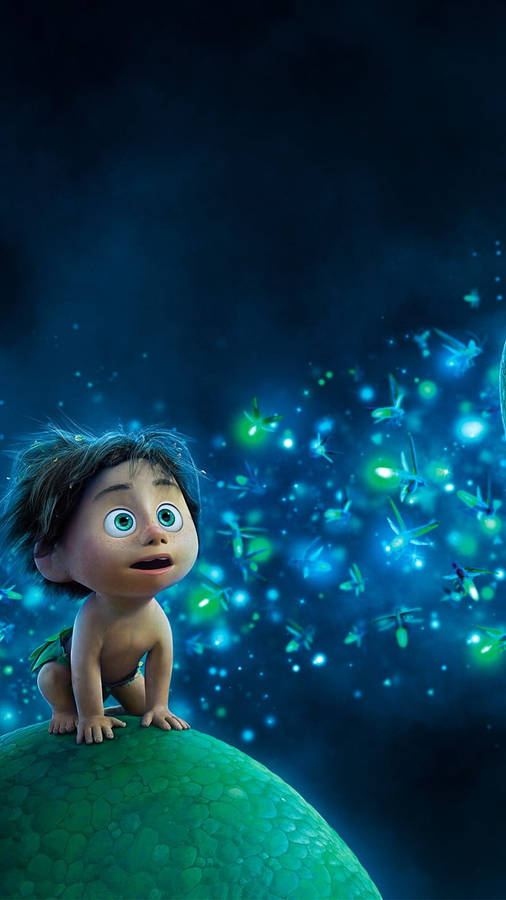 The Good Dinosaur Mesmerized Spot Wallpaper