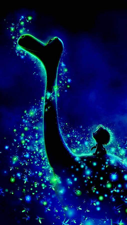 The Good Dinosaur Silhouette Wallpaper