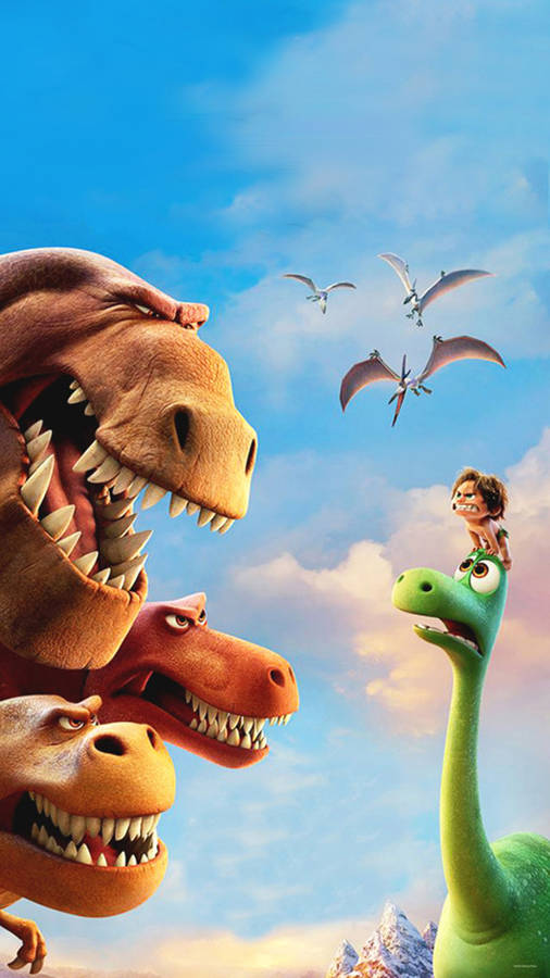 The Good Dinosaur T-rexes Wallpaper