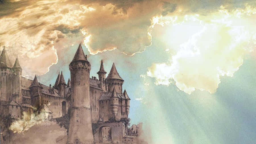 The Grand And Mystical Hogwarts Castle Wallpaper