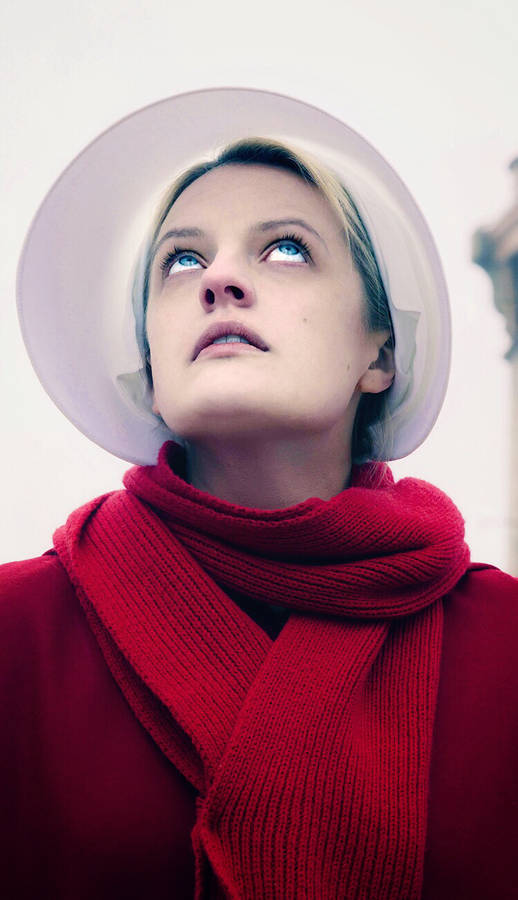 The Handmaid's Tale Award-winning Actress Elizabeth Moss Wallpaper