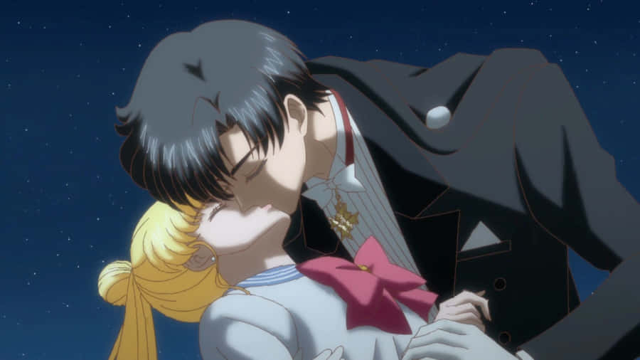 The Heroic Crime Fighter Tuxedo Mask Wallpaper