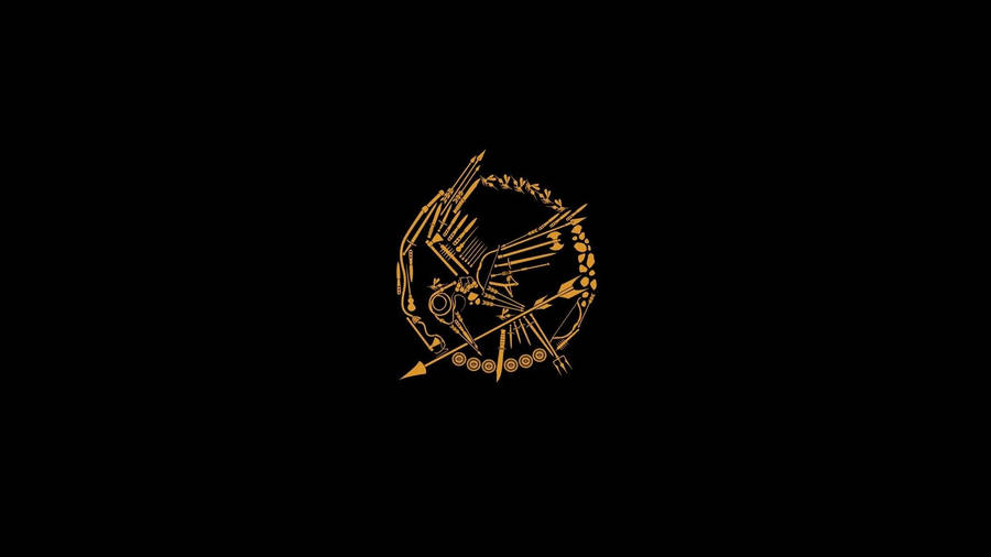 The Hunger Games Mockingjay Logo Art Wallpaper