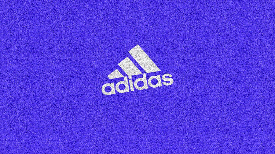 The Iconic Adidas Logo In Purple Wallpaper