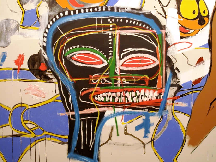 The Iconic Artwork Of Jean-michel Basquiat Wallpaper